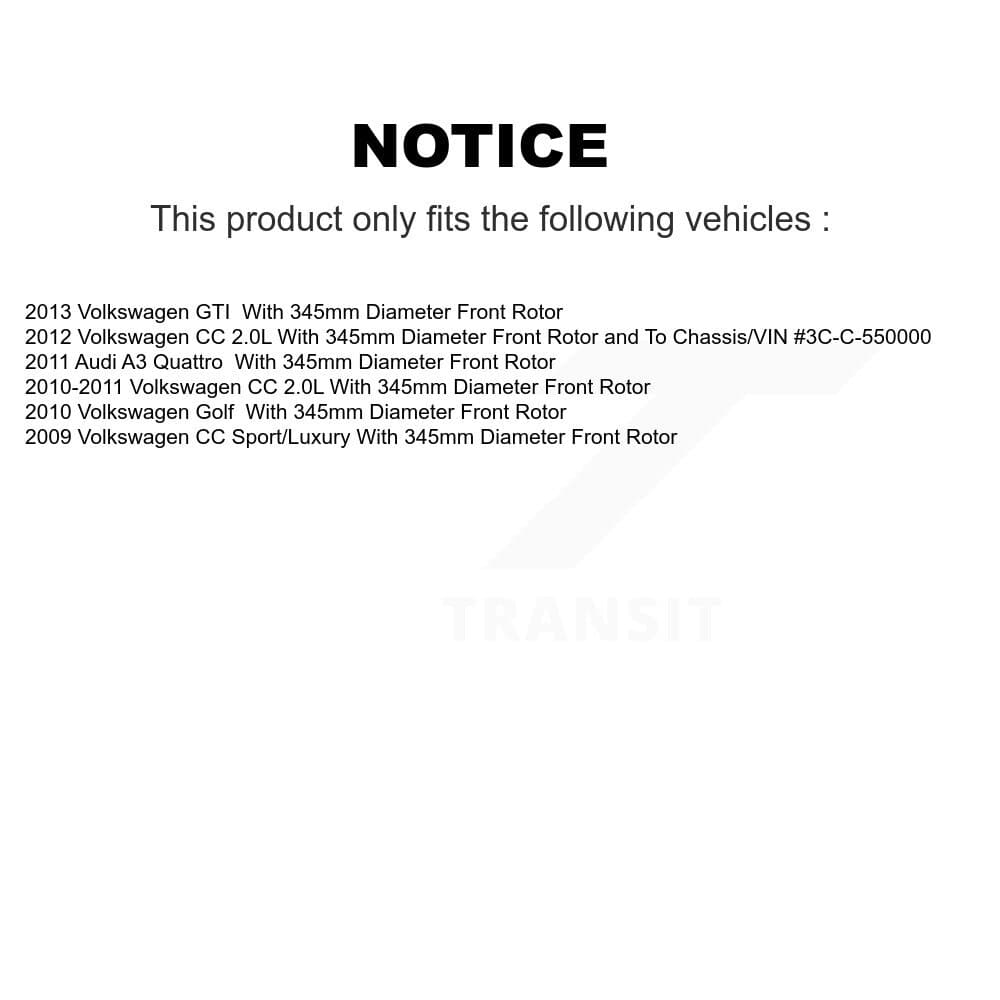 Transit Auto - K8T-100502 - Front Disc Brake Kits image 24