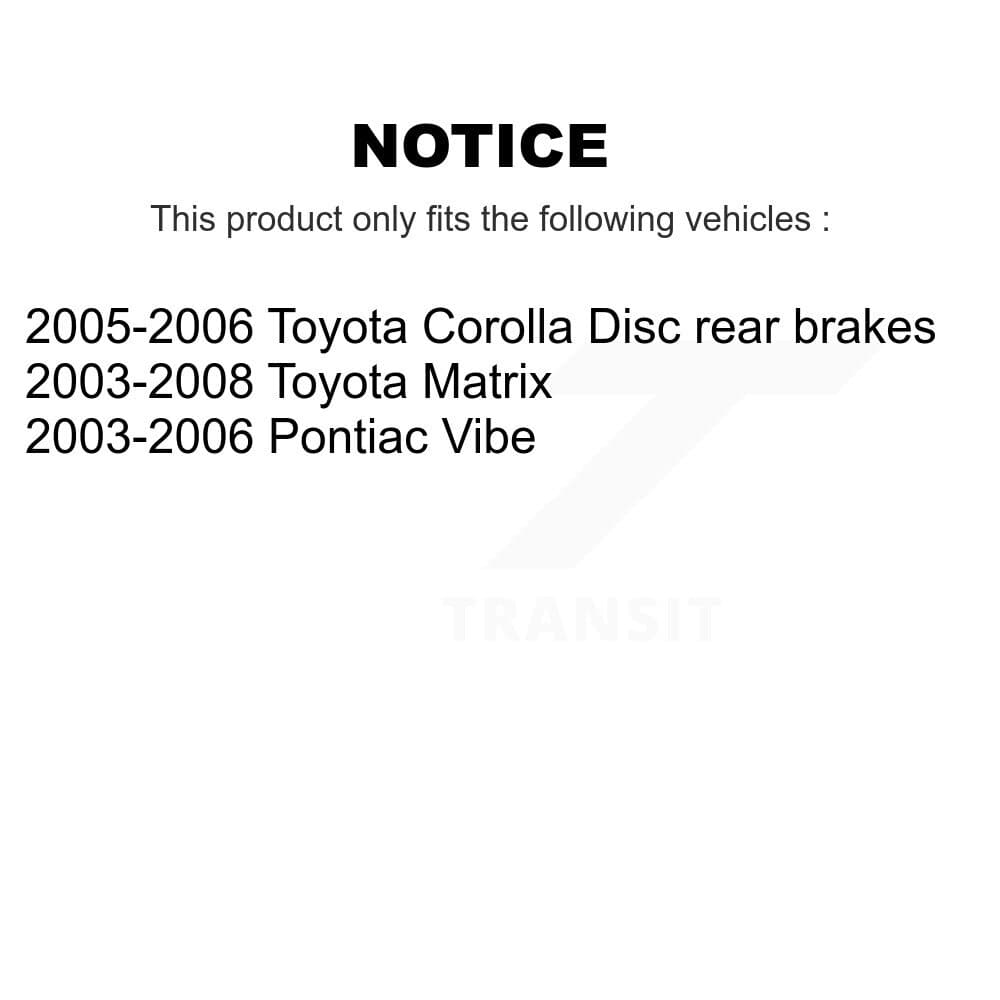 Transit Auto - K8T-101171 - Front and Rear Disc Brake Kits image 24