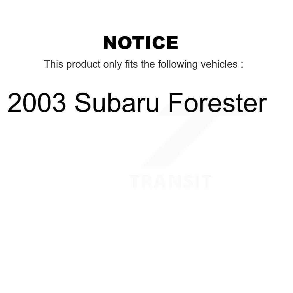 Transit Auto - K8T-101244 - Front and Rear Disc Brake Kits image 24
