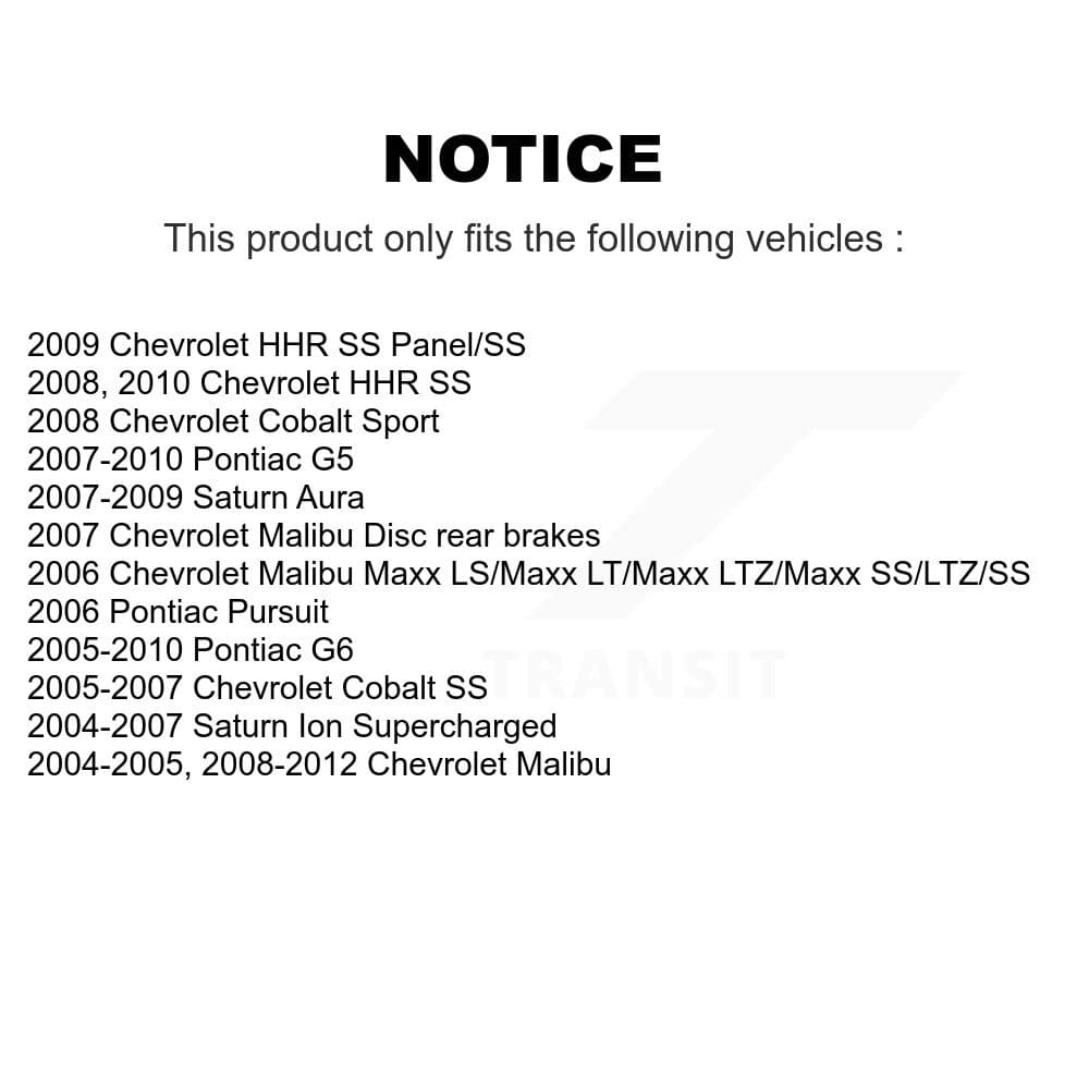 Transit Auto - K8T-101647 - Rear Disc Brake Kits image 24