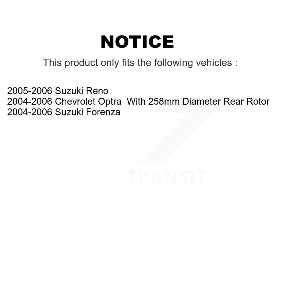 Transit Auto - K8T-101659 - Rear Disc Brake Kits image 24