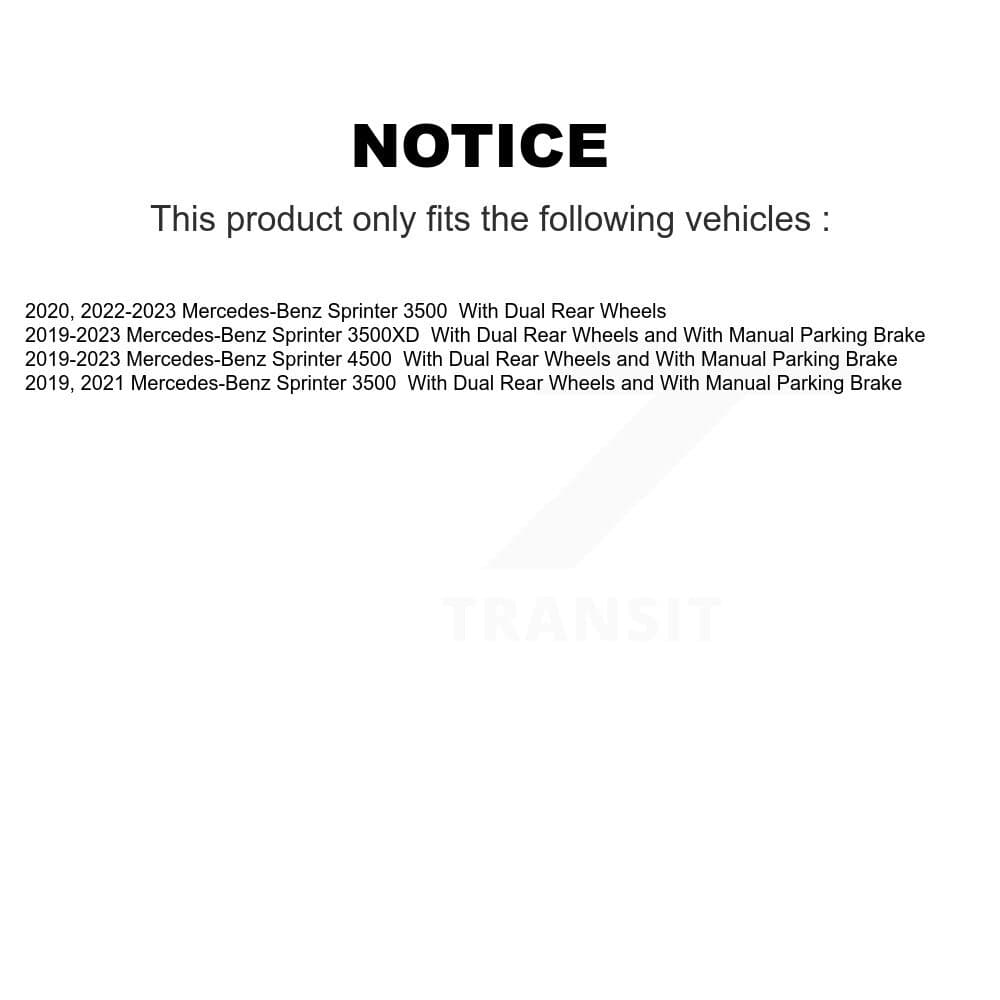 Transit Auto - K8T-104002 - Rear Disc Brake Kits image 24
