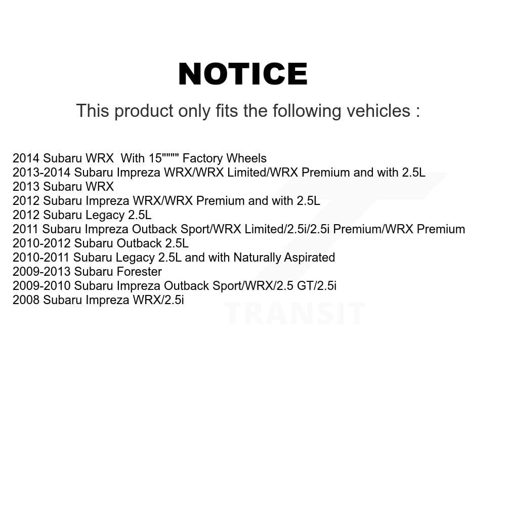 Transit Auto - K8T-105439 - Rear Disc Brake Kits image 24