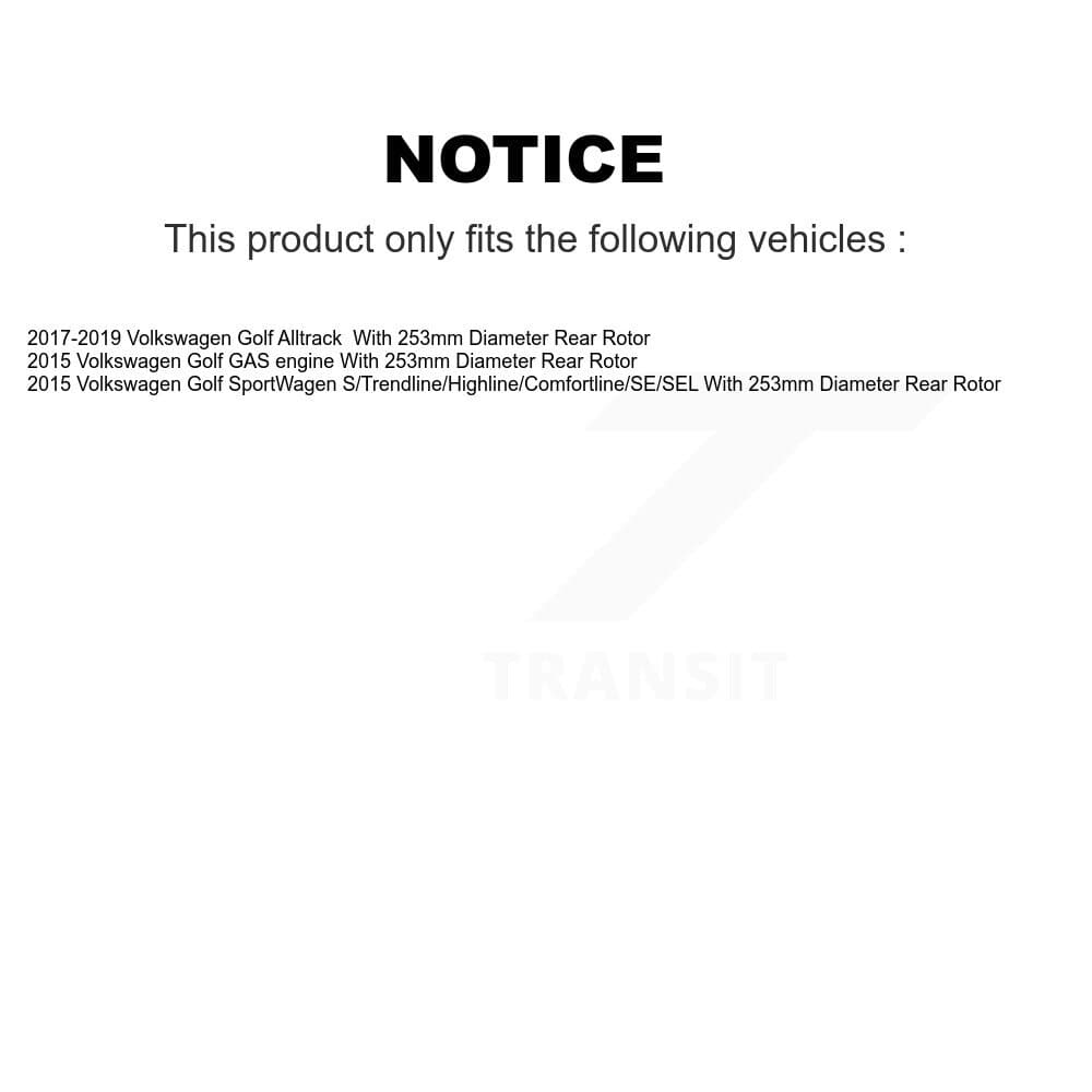 Transit Auto - K8T-105762 - Rear Disc Brake Kits image 24