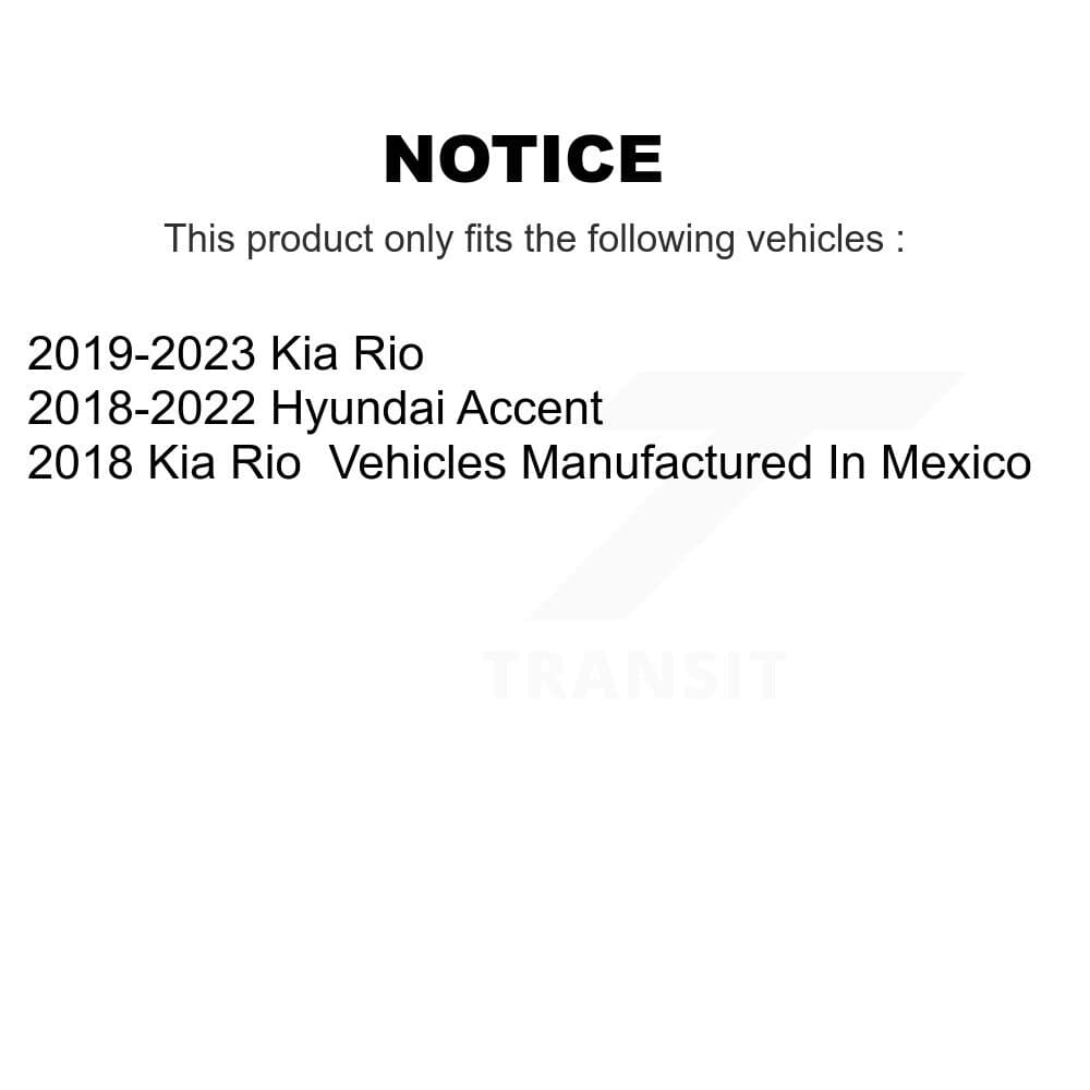 Transit Auto - K8T-105816 - Front and Rear Disc Brake Kits image 24