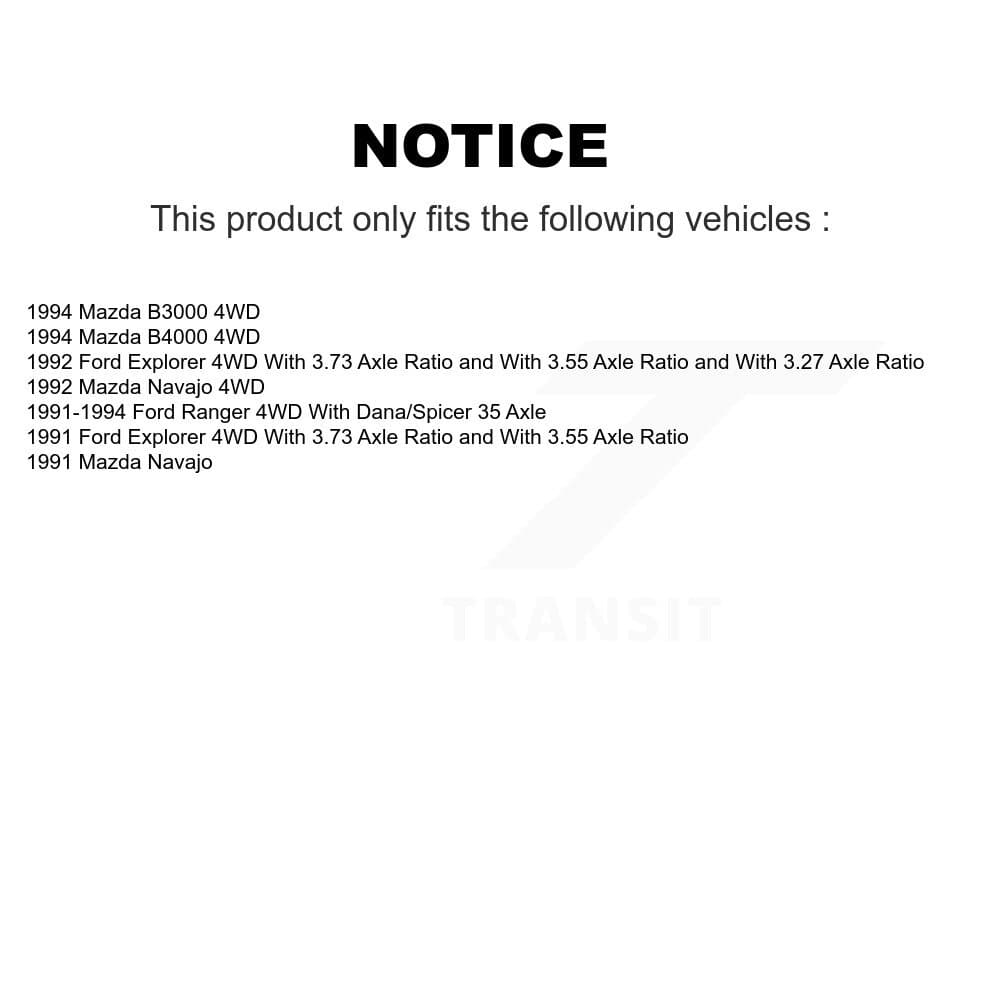 Transit Auto - KBB-1000128T - Front Wheel Bearing and Race Set Kits image 24