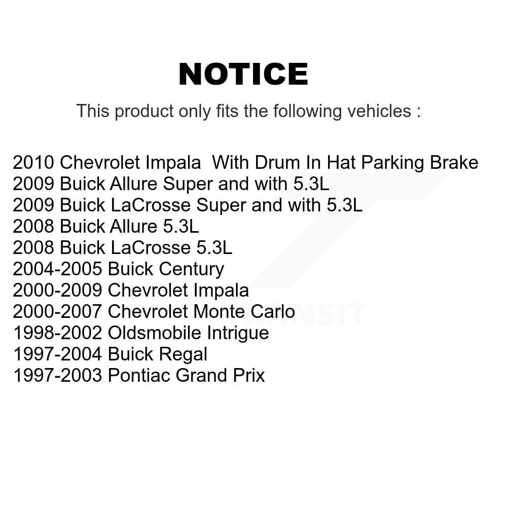 Transit Auto - KC8-100011T - Rear Disc Brake Kits image 24
