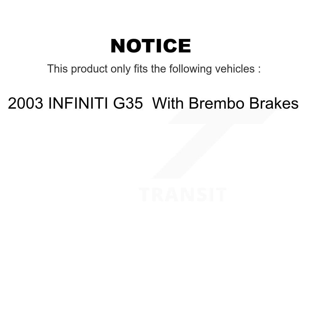Transit Auto - KC8-100024T - Rear Disc Brake Kits image 24