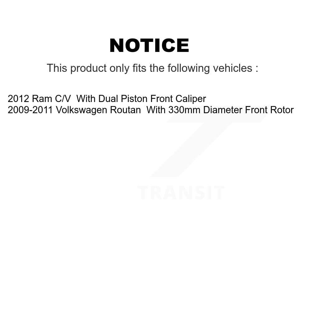 Transit Auto - KC8-100129S - Front Disc Brake Kits image 24