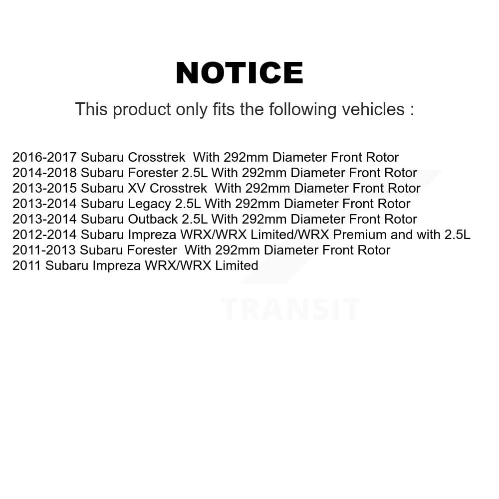 Transit Auto - KC8-100151N - Front Disc Brake Kits image 24