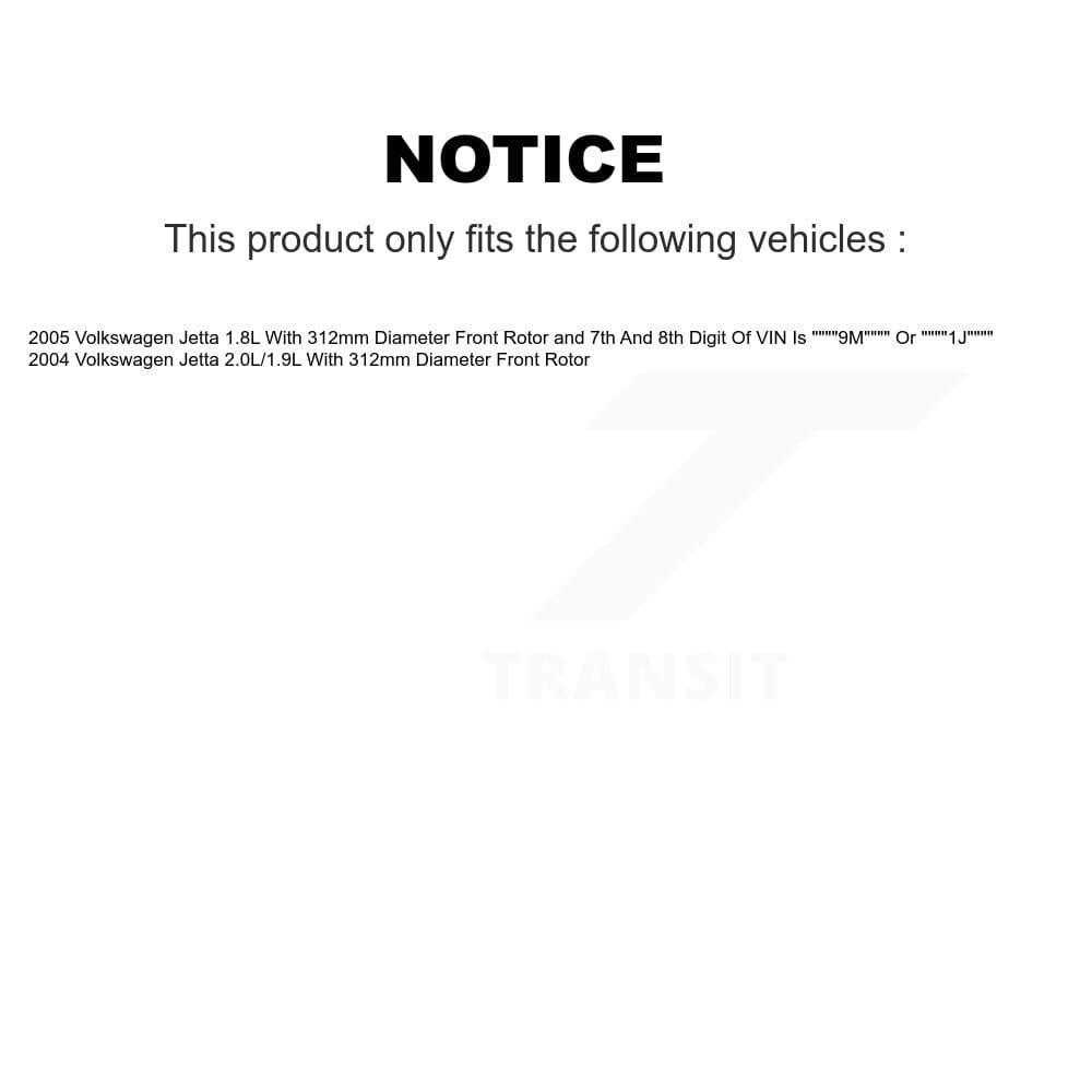 Transit Auto - KC8-100190S - Front Disc Brake Kits image 24