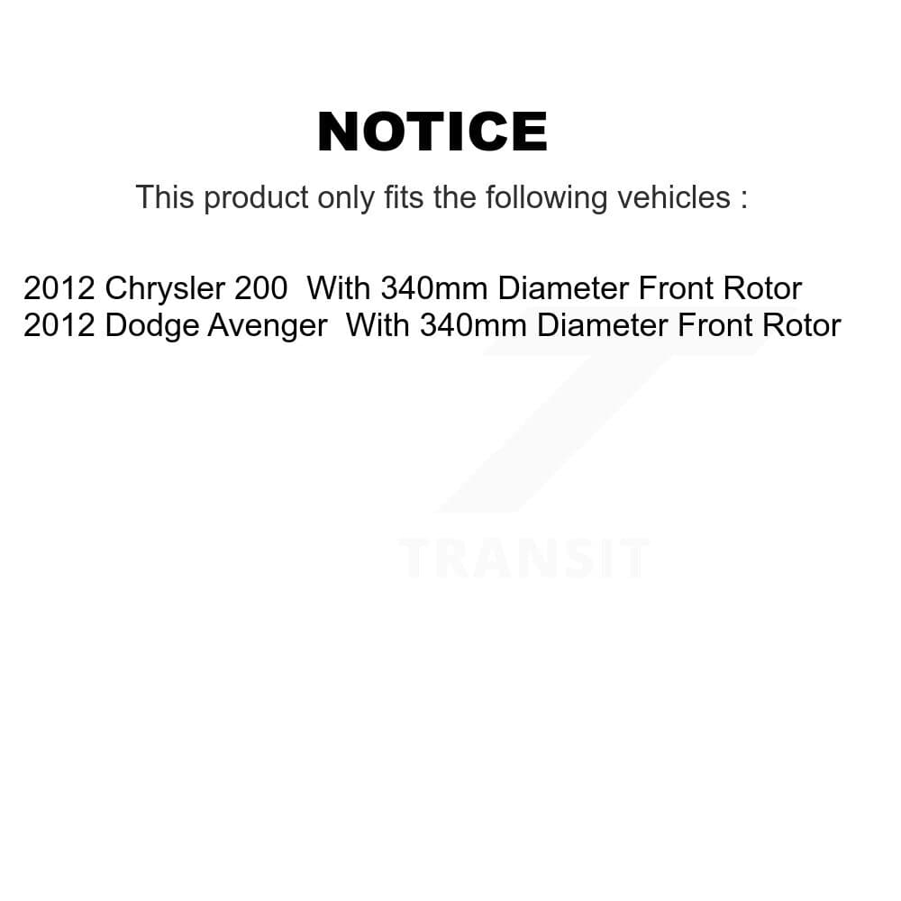 Transit Auto - KC8-100342P - Front Disc Brake Kits image 24