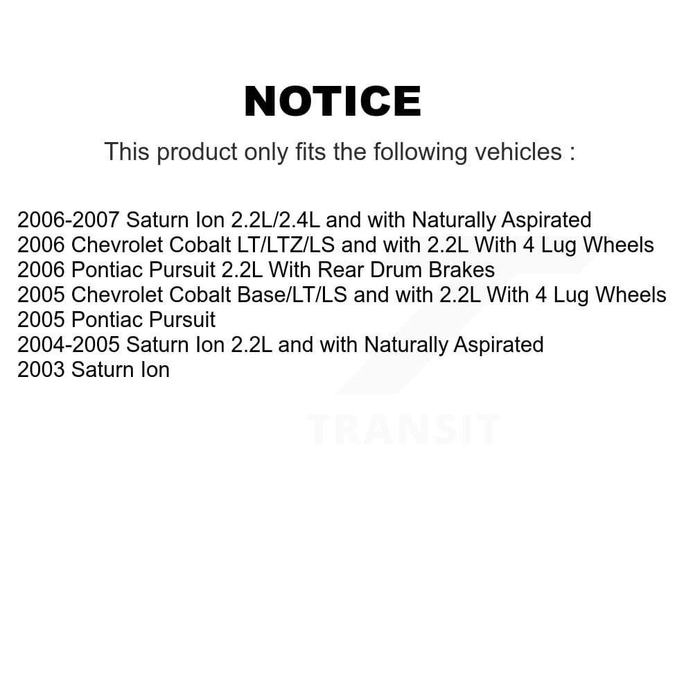 Transit Auto - KC8-100355N - Front Disc Brake Kits image 24