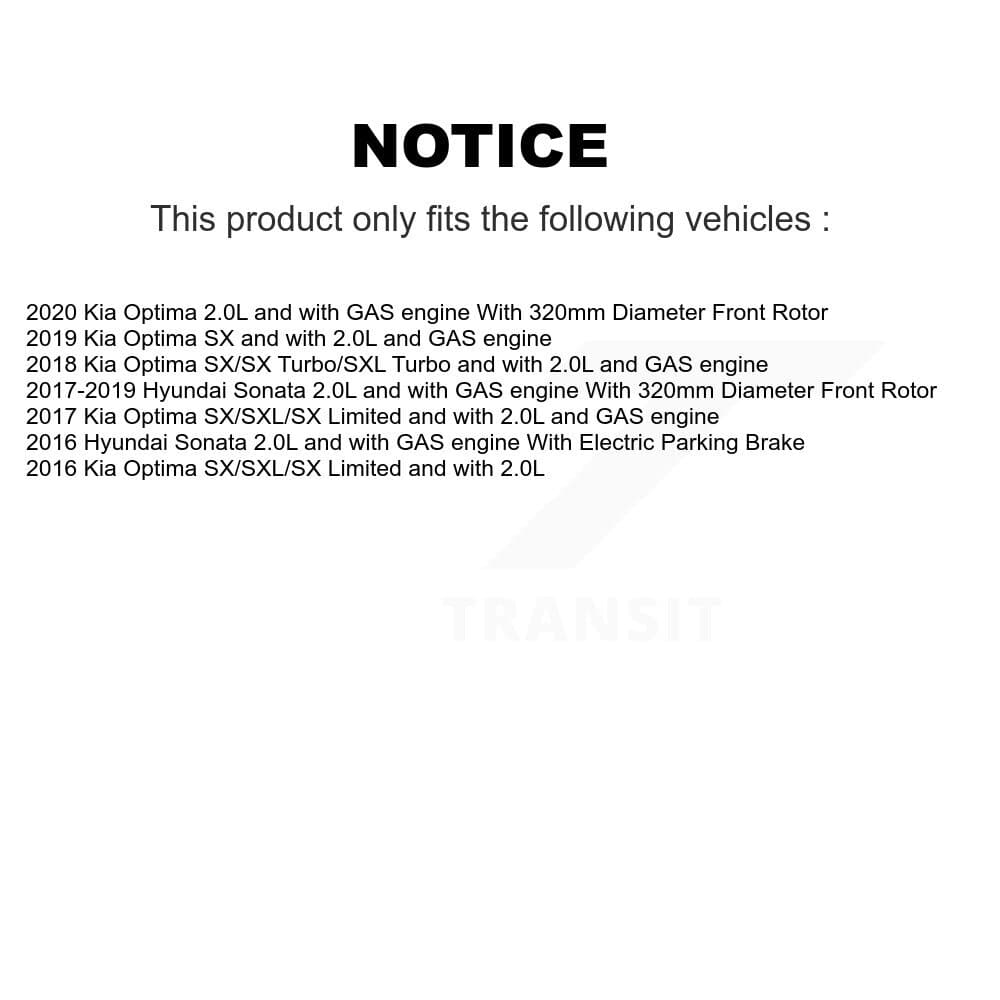 Transit Auto - KC8-100380T - Front Disc Brake Kits image 24