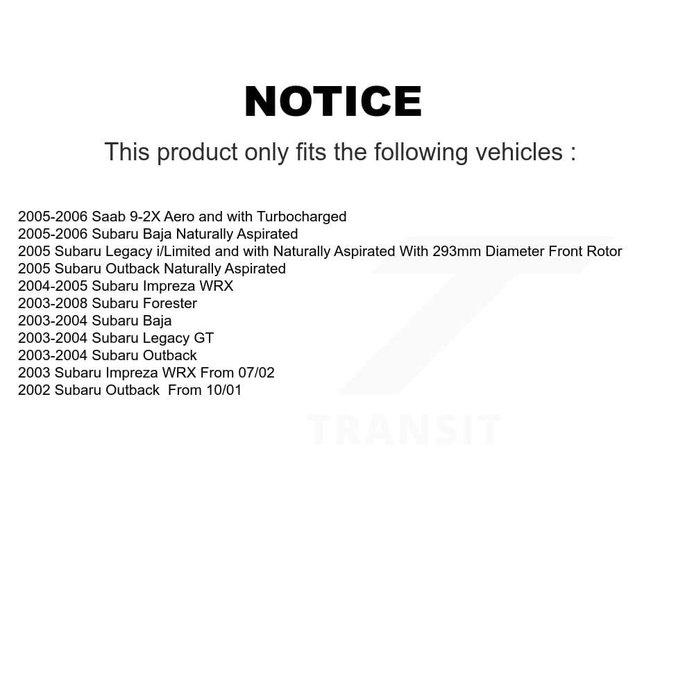 Transit Auto - KC8-100409N - Front Disc Brake Kits image 24