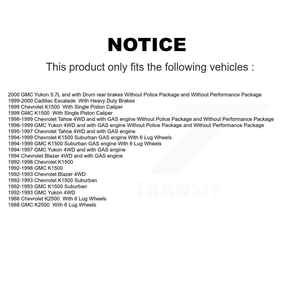 Transit Auto - KC8-100469T - Front Disc Brake Kits image 24