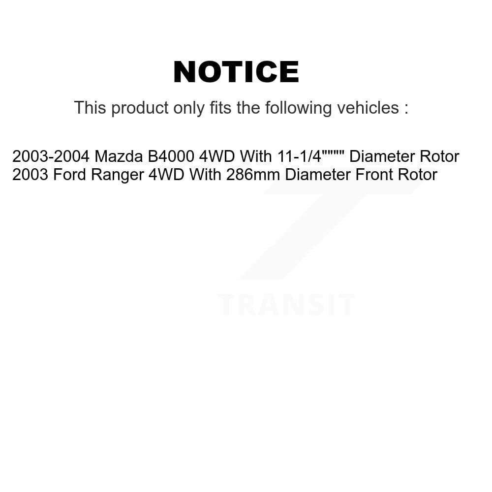 Transit Auto - KC8-100498N - Front Disc Brake Kits image 24