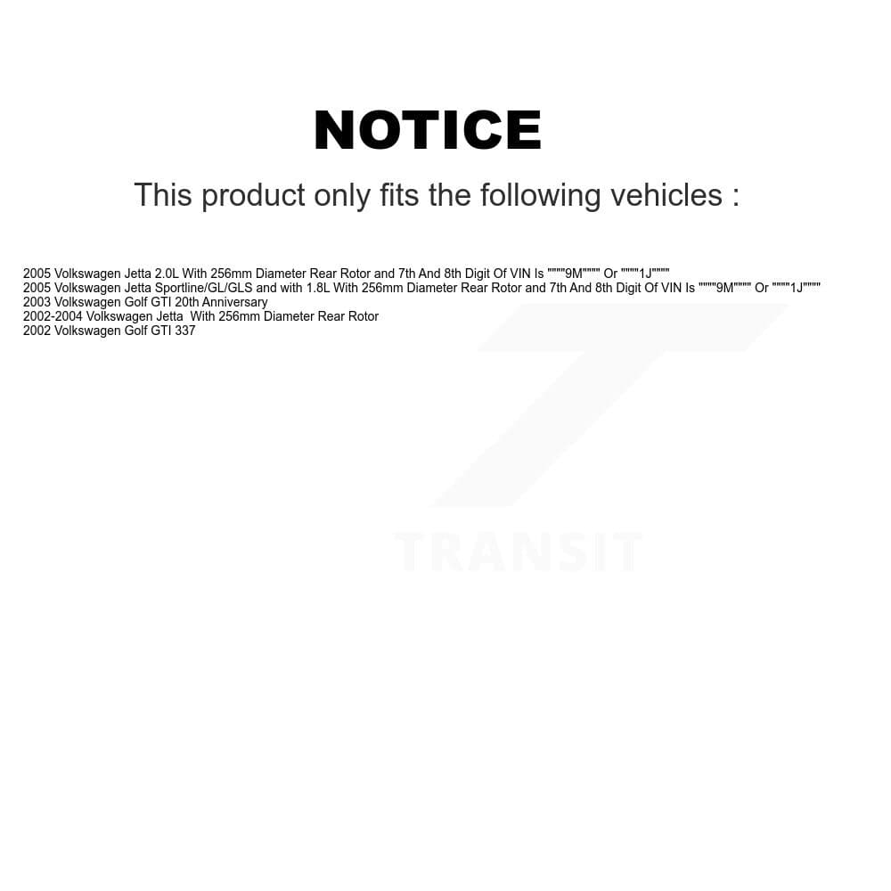 Transit Auto - KC8-100576P - Rear Disc Brake Kits image 24