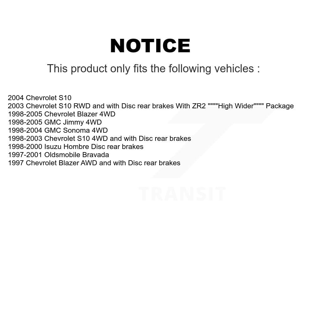 Transit Auto - KC8-100633P - Rear Disc Brake Kits image 24