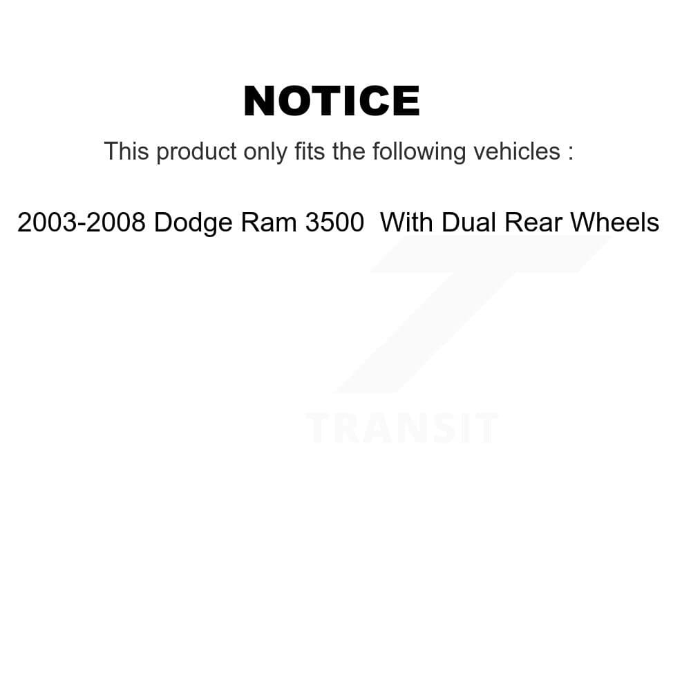 Transit Auto - KC8-100635P - Rear Disc Brake Kits image 24