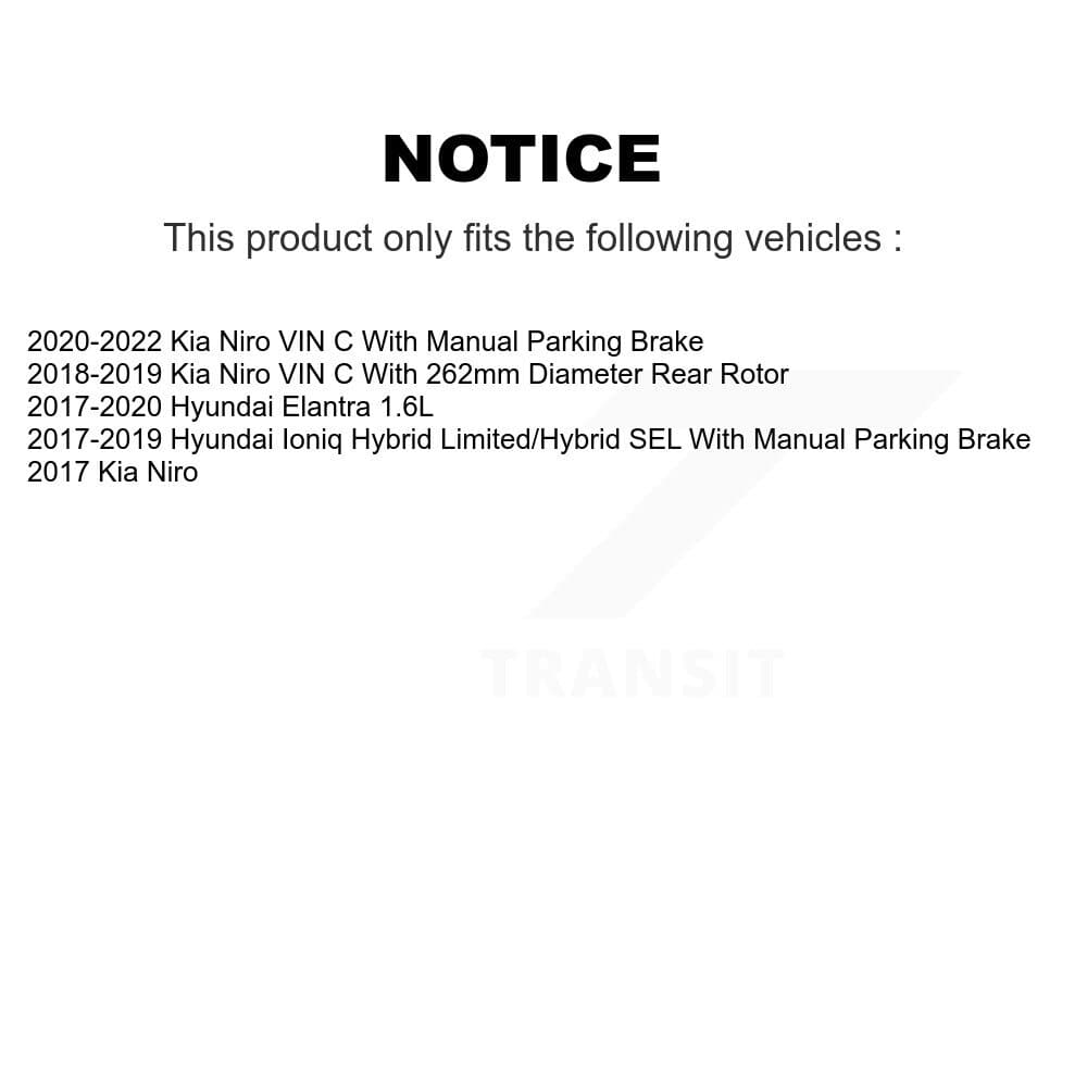 Transit Auto - KC8-100662P - Rear Disc Brake Kits image 24