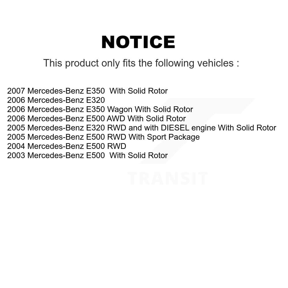 Transit Auto - KC8-100672P - Rear Disc Brake Kits image 24