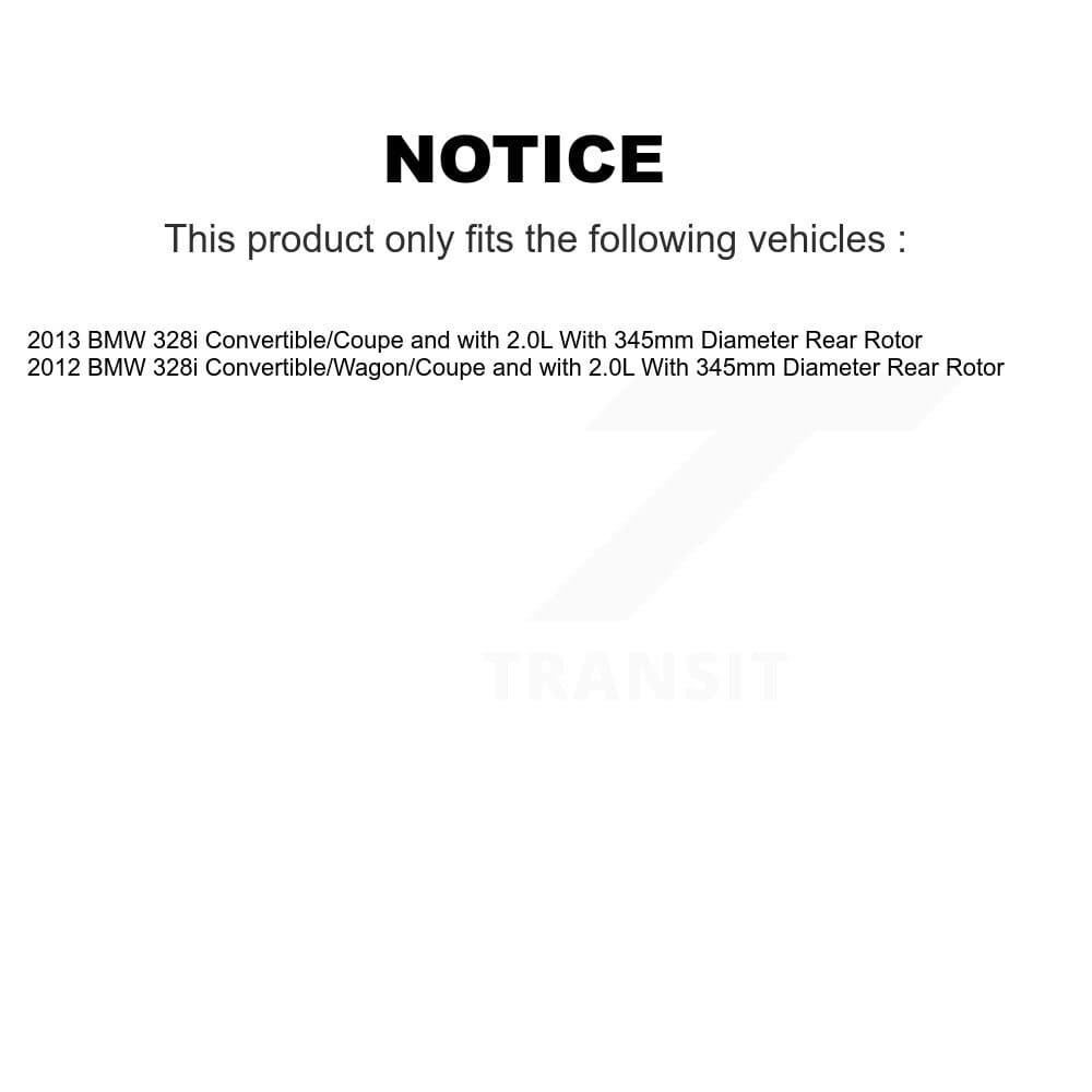 Transit Auto - KC8-100693N - Rear Disc Brake Kits image 24