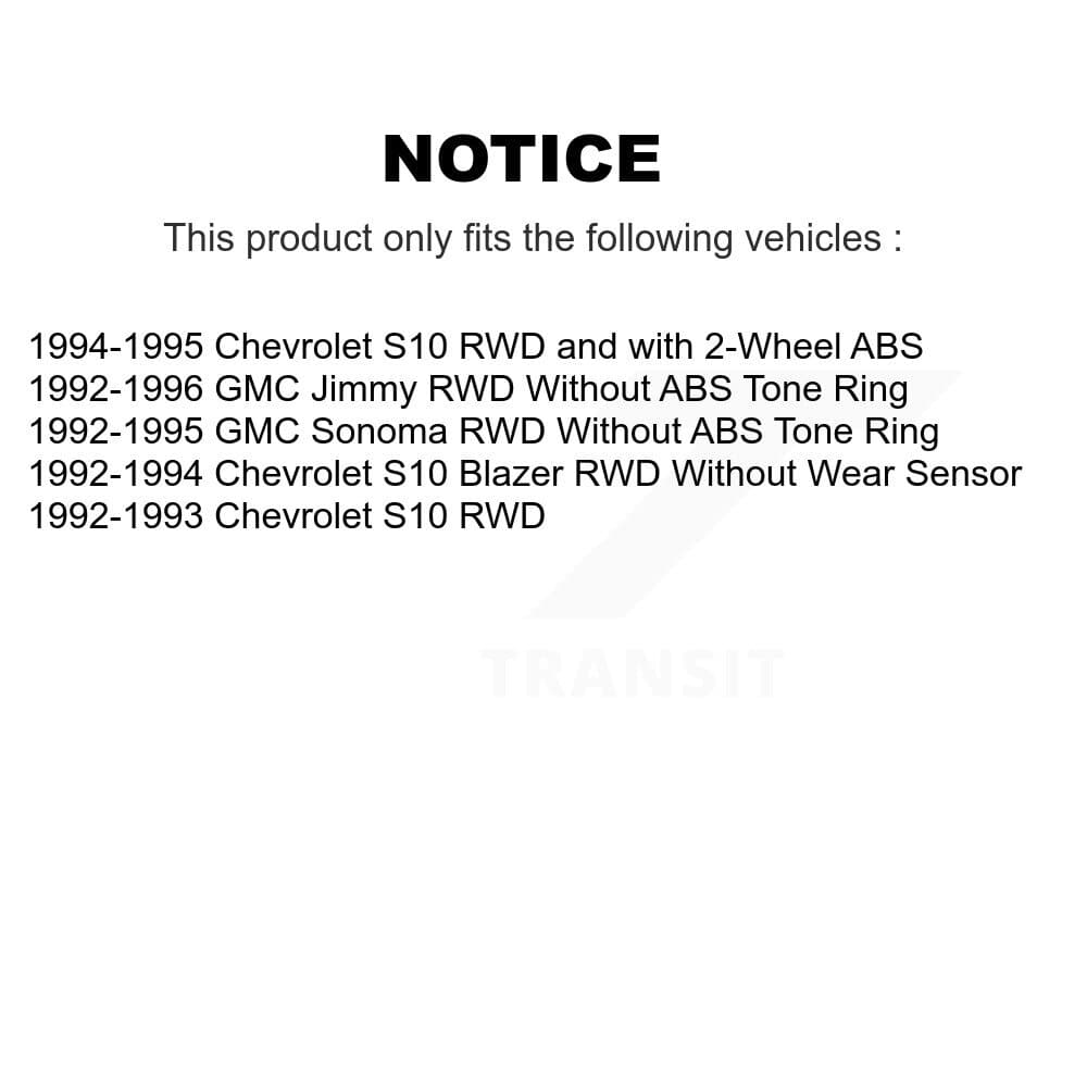 Transit Auto - KC8-100748S - Front and Rear Disc Brake Kits image 24