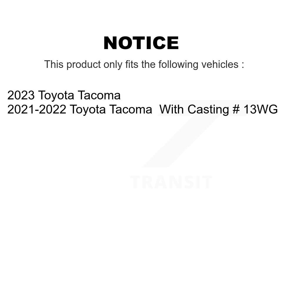 Transit Auto - KC8-100776C - Front and Rear Disc Brake Kits image 24
