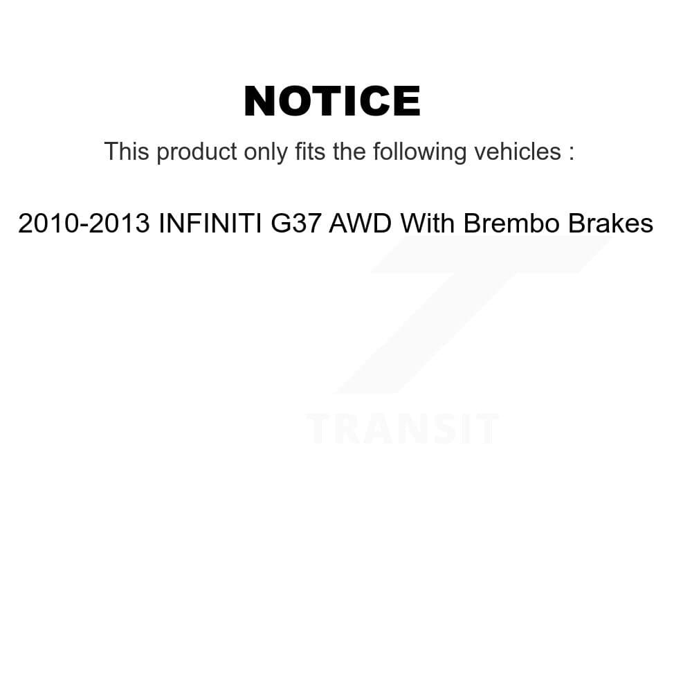 Transit Auto - KC8-100780N - Rear Disc Brake Kits image 24