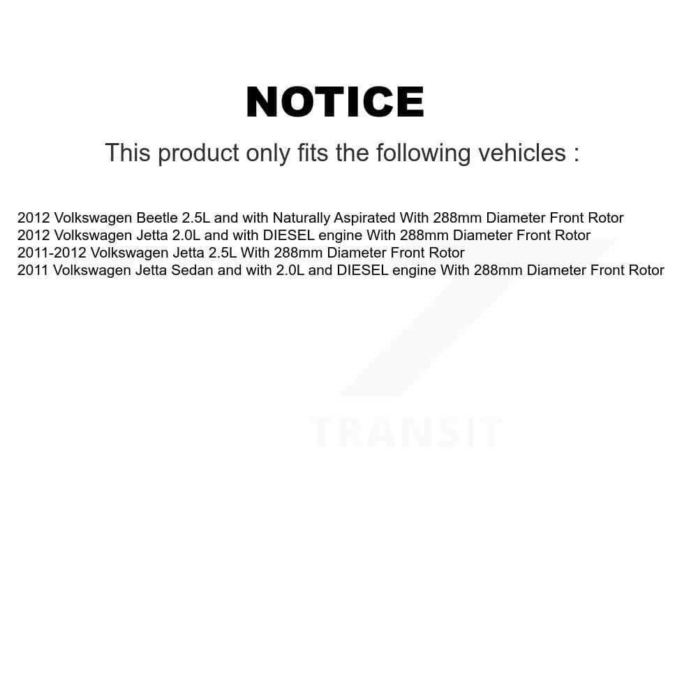 Transit Auto - KC8-100786T - Front and Rear Disc Brake Kits image 24