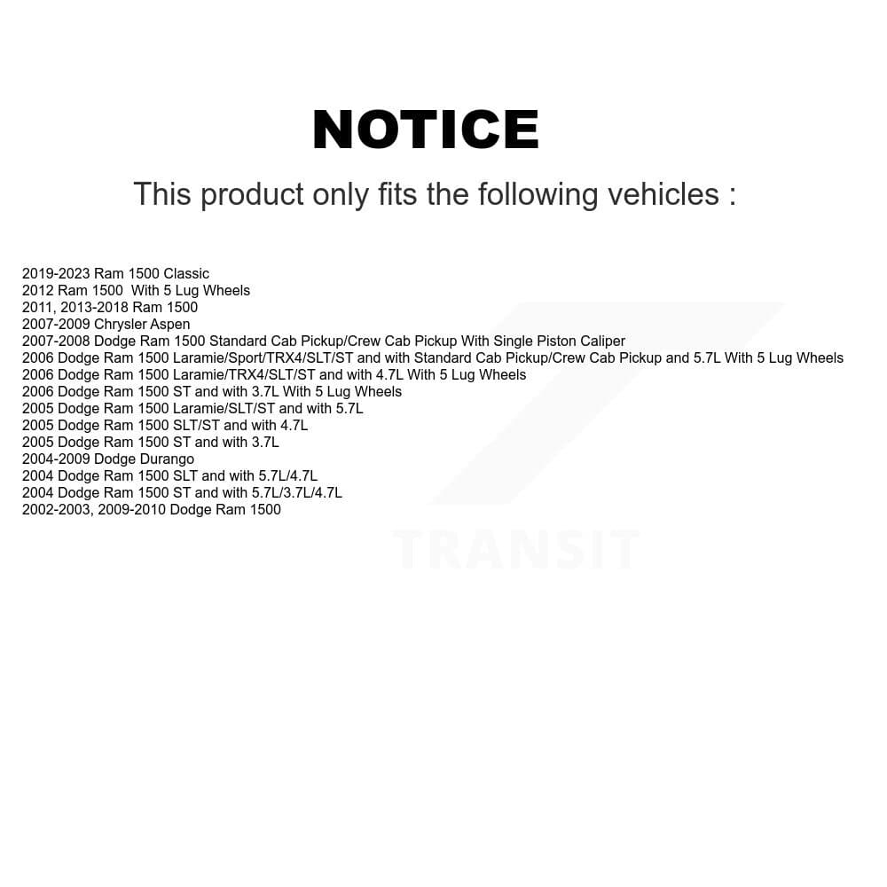 Transit Auto - KC8-100811N - Rear Disc Brake Kits image 24