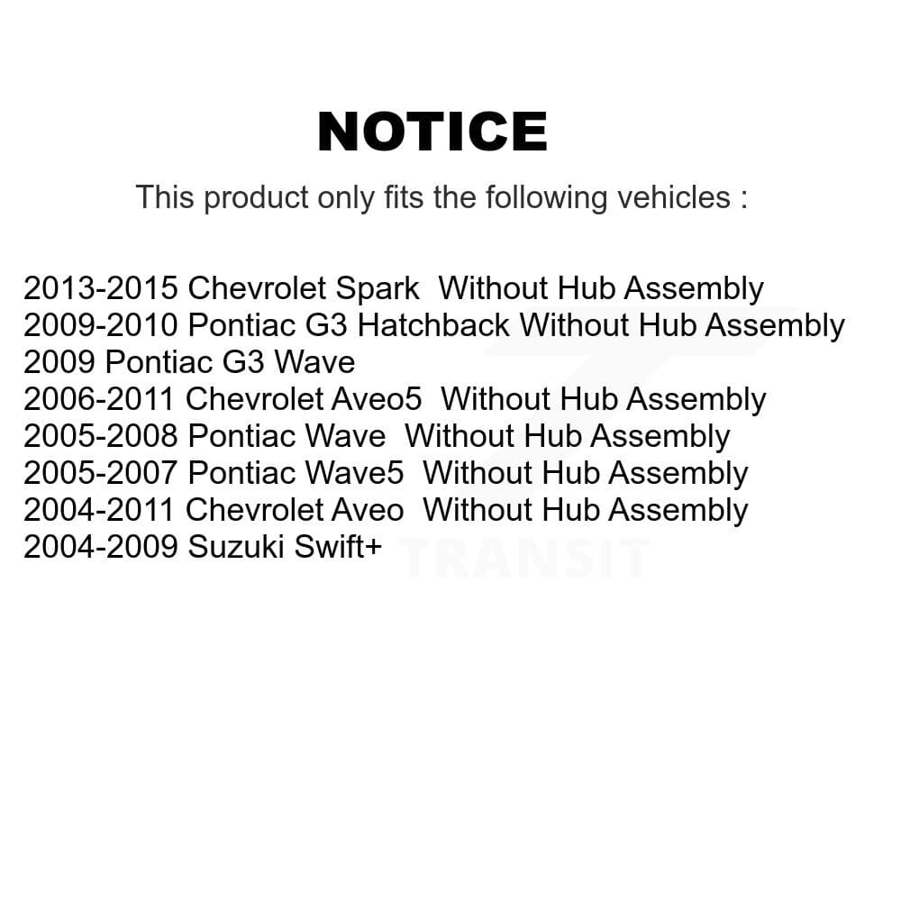 Transit Auto - KC8-100853C - Front and Rear Disc Brake Kits image 24