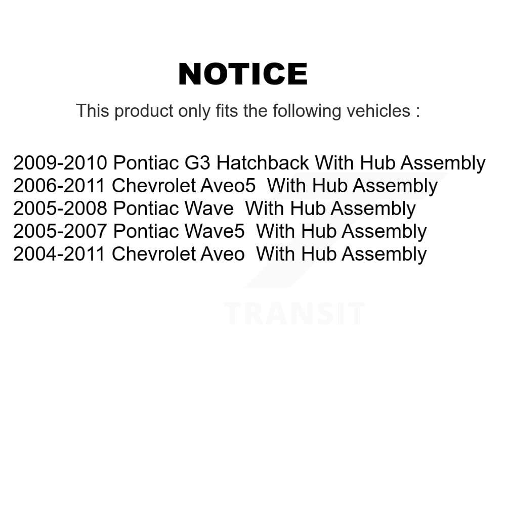 Transit Auto - KC8-100907P - Front and Rear Disc Brake Kits image 24