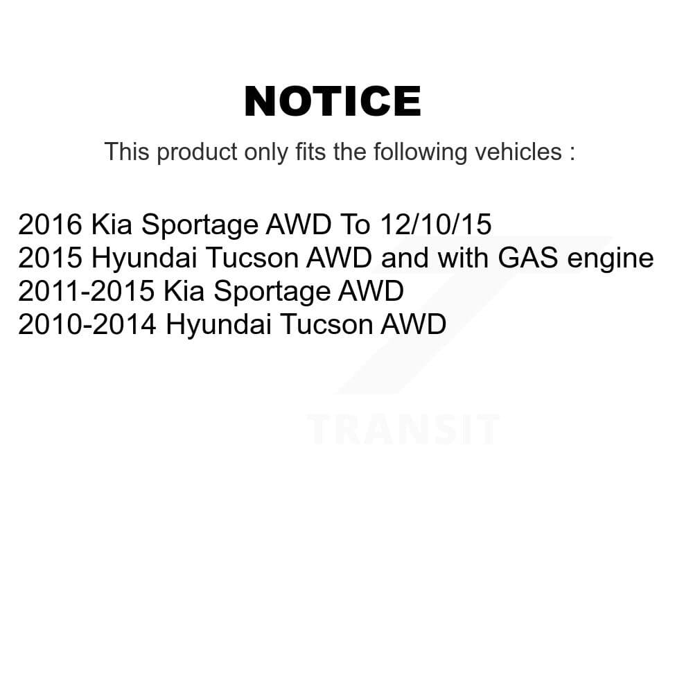 Transit Auto - KC8-101043P - Front and Rear Disc Brake Kits image 24