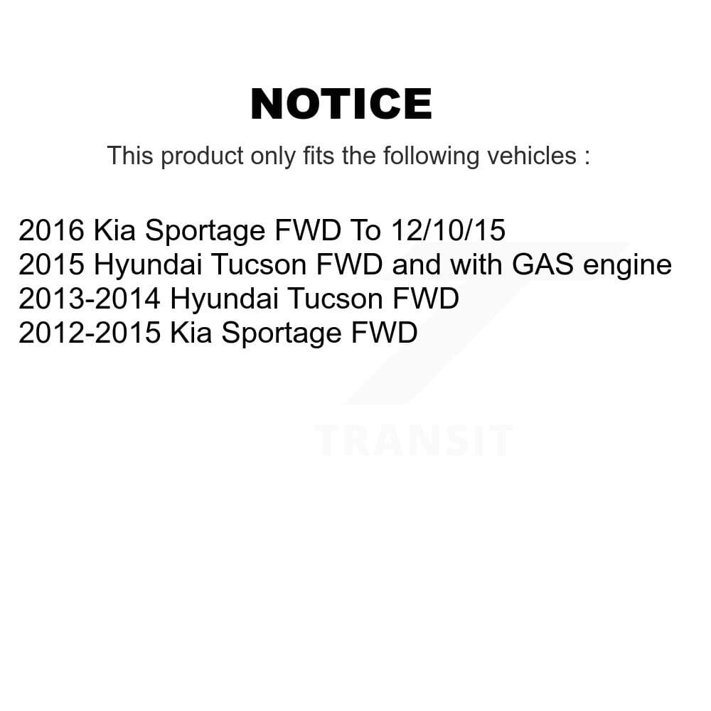 Transit Auto - KC8-101045P - Front and Rear Disc Brake Kits image 24