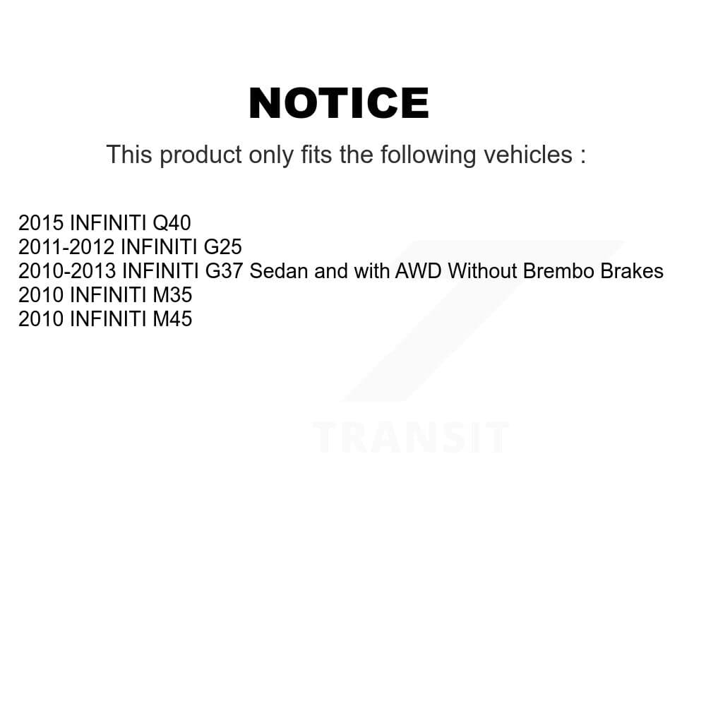 Transit Auto - KC8-101059T - Front and Rear Disc Brake Kits image 24
