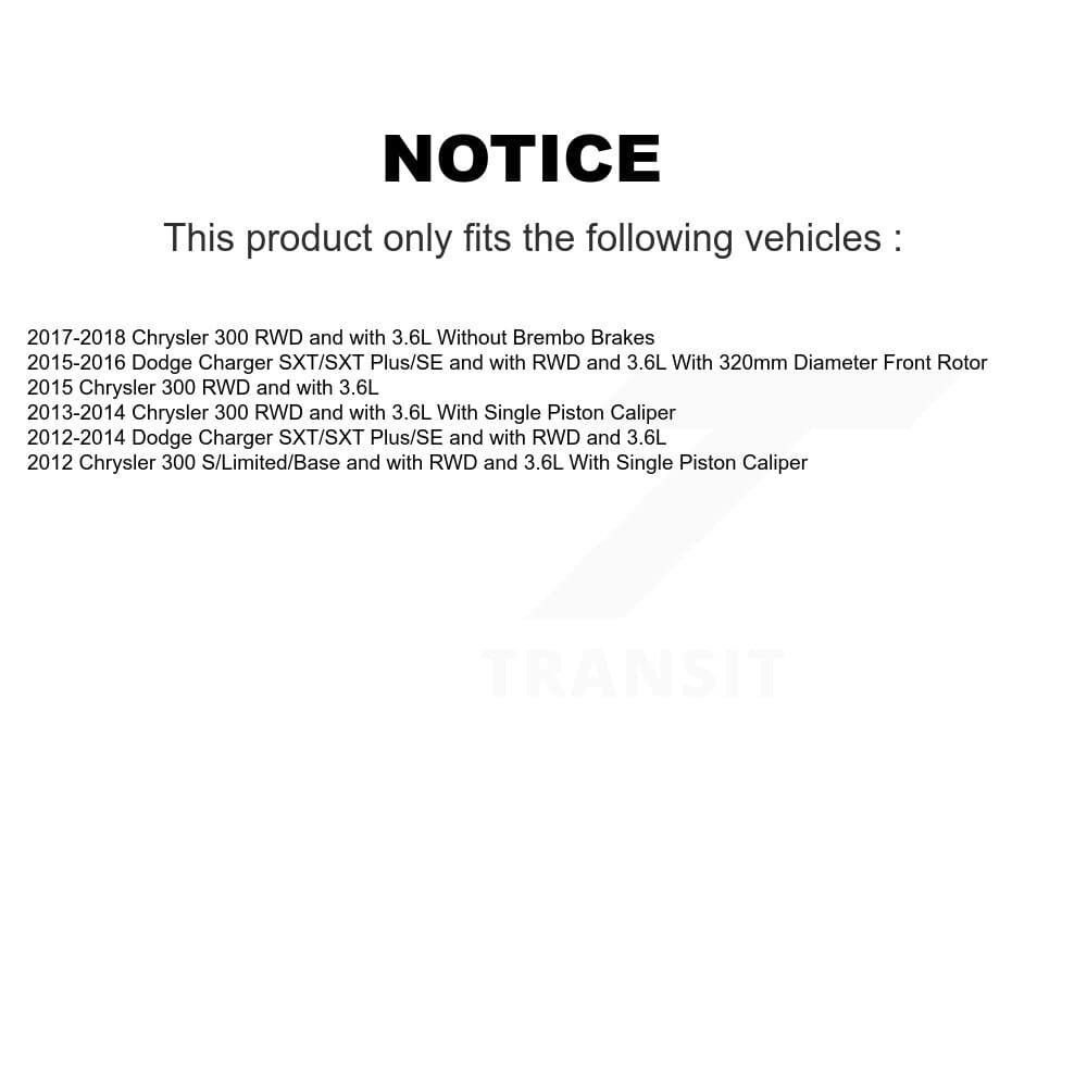 Transit Auto - KC8-101182P - Front and Rear Disc Brake Kits image 24