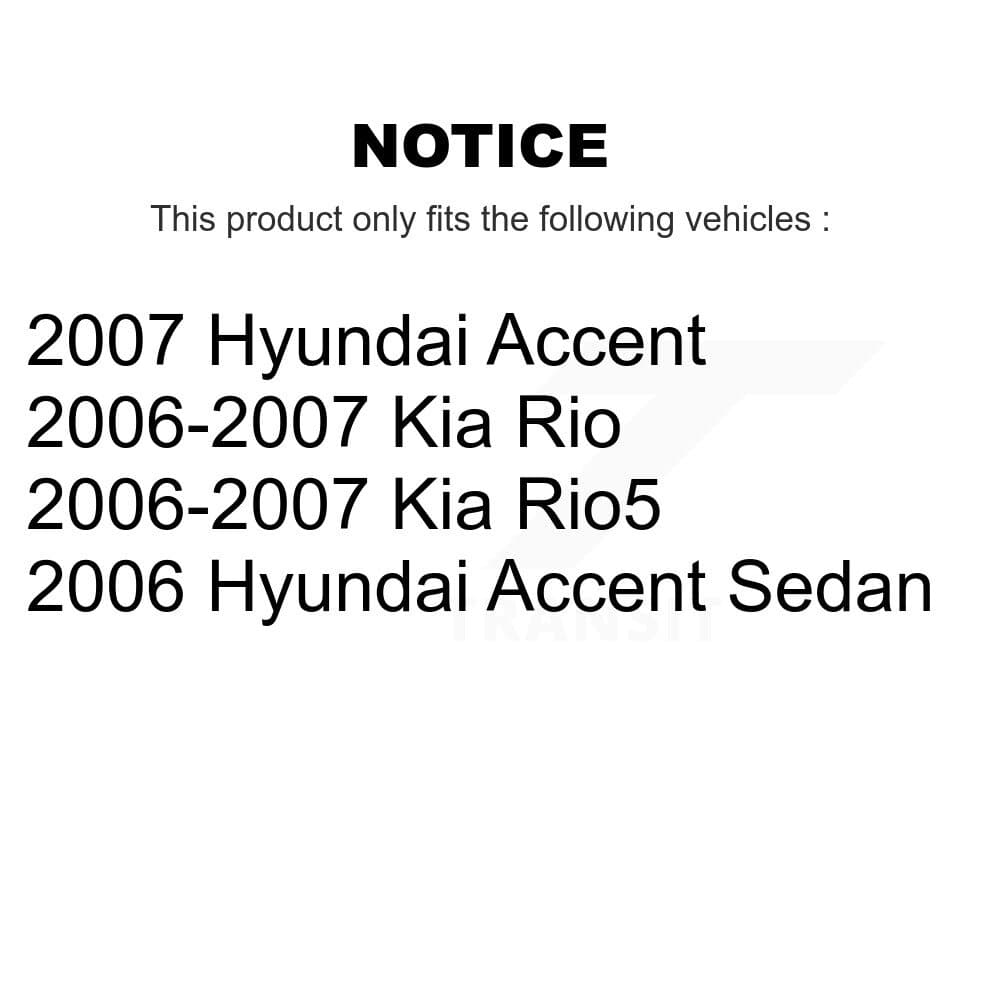 Transit Auto - KC8-101315T - Front and Rear Disc Brake Kits image 24