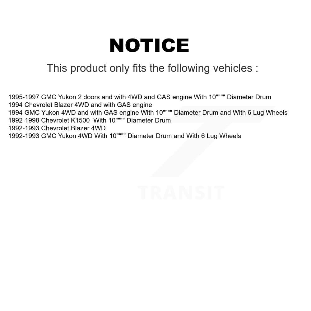 Transit Auto - KC8-101554N - Front and Rear Disc Brake Kits image 24