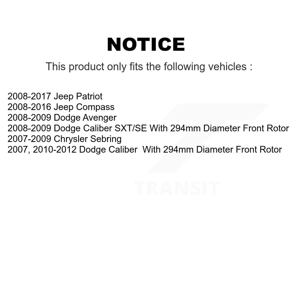 Transit Auto - KC8-101593N - Front and Rear Disc Brake Kits image 24
