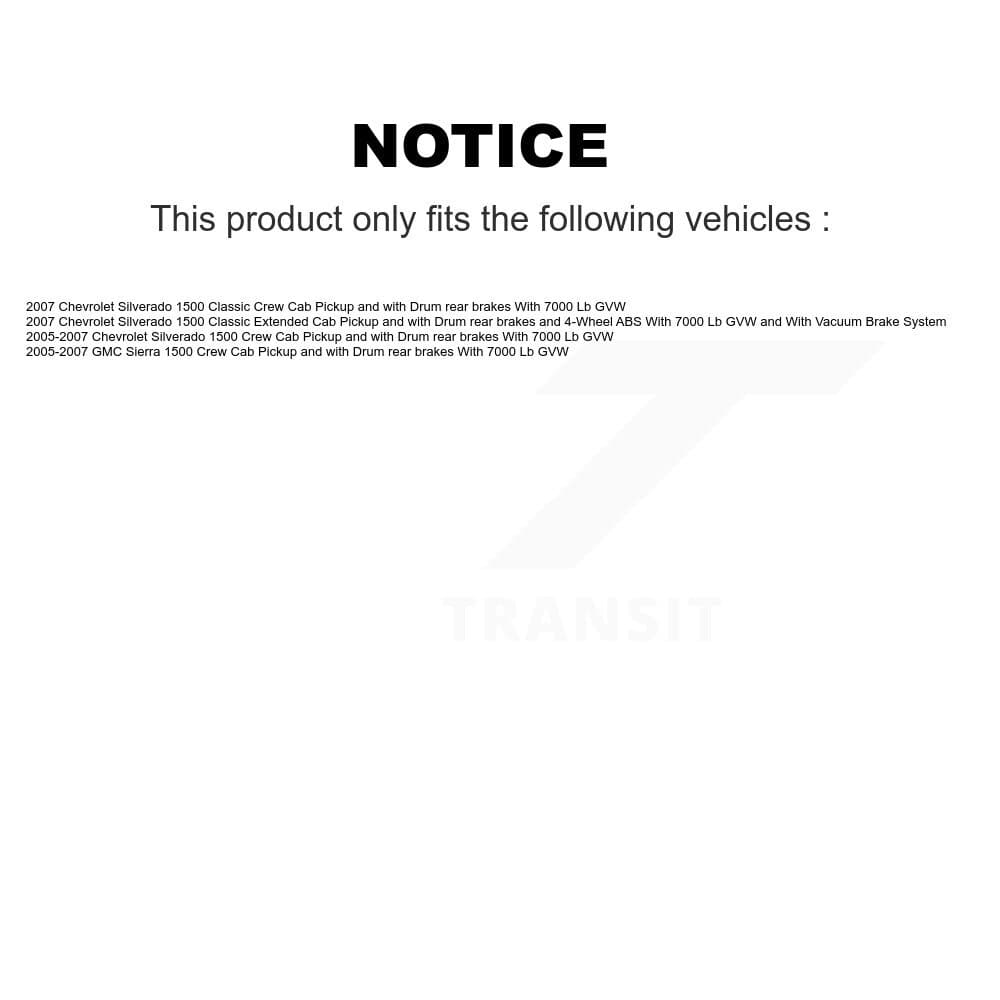 Transit Auto - KC8-101647N - Front and Rear Disc Brake Kits image 24