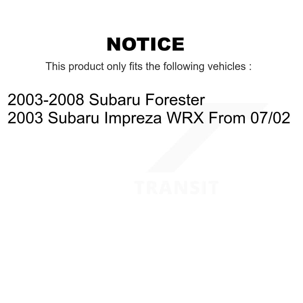 Transit Auto - KC8-101672N - Front and Rear Disc Brake Kits image 24