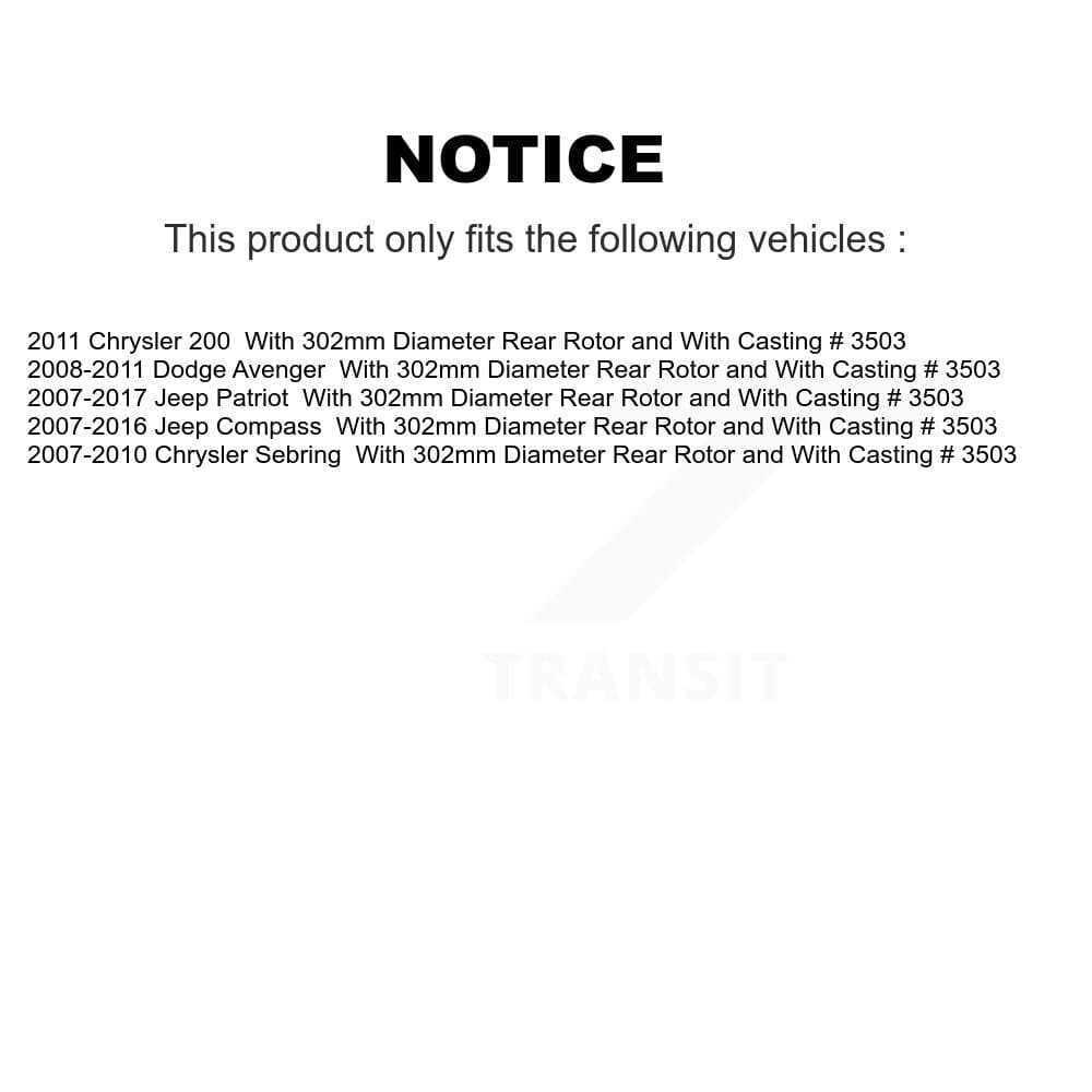 Transit Auto - KC8-102009N - Front and Rear Disc Brake Kits image 24
