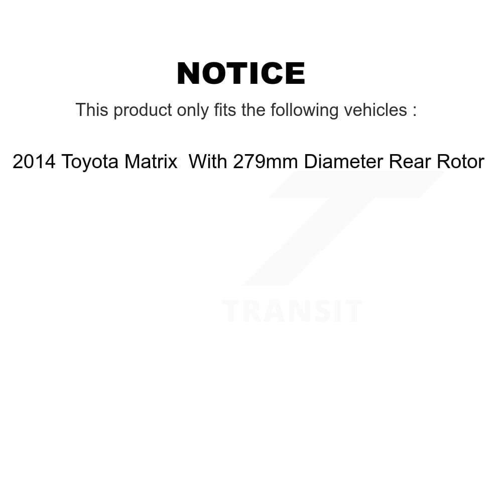 Transit Auto - KC8-102075N - Front and Rear Disc Brake Kits image 24