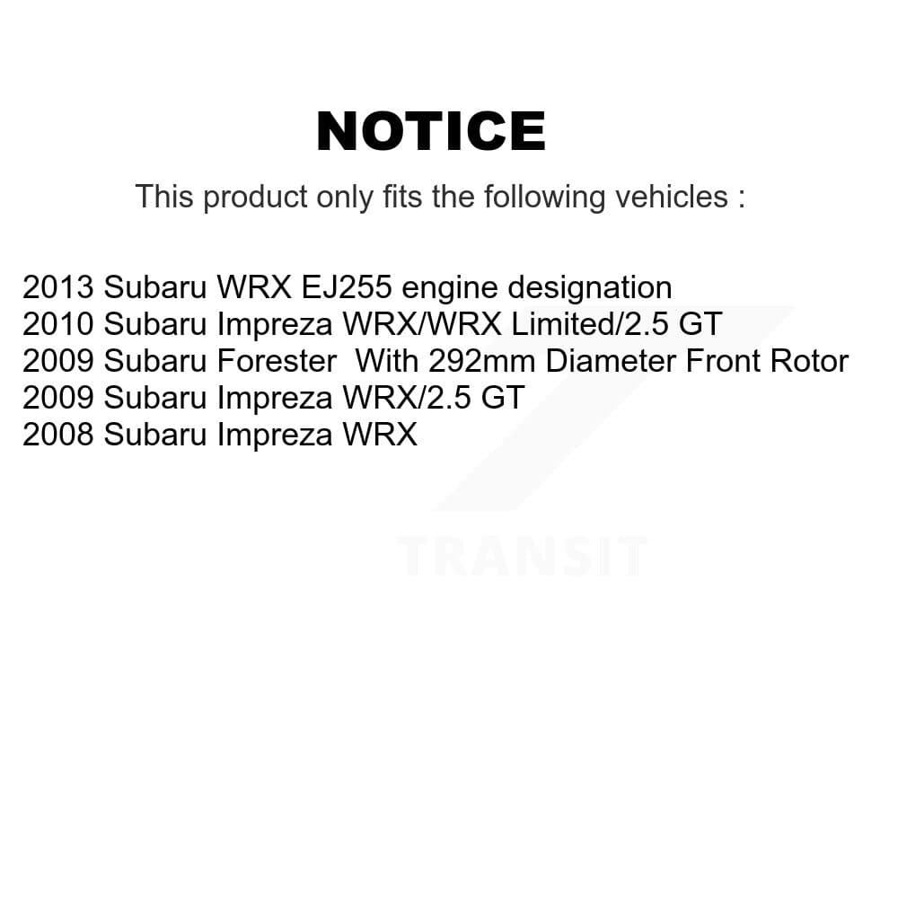 Transit Auto - KC8-102284N - Front and Rear Disc Brake Kits image 24