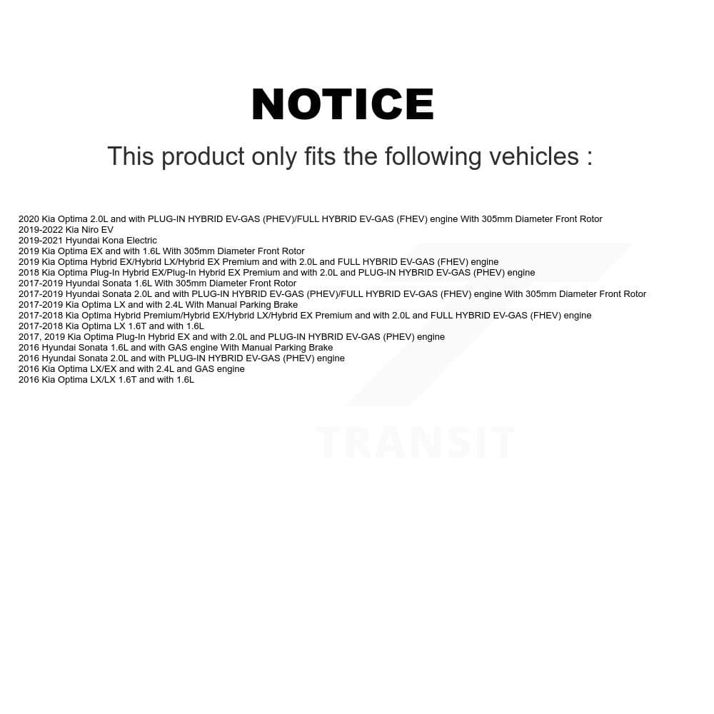 Transit Auto - KCD-100066P - Front Disc Brake Kits image 24