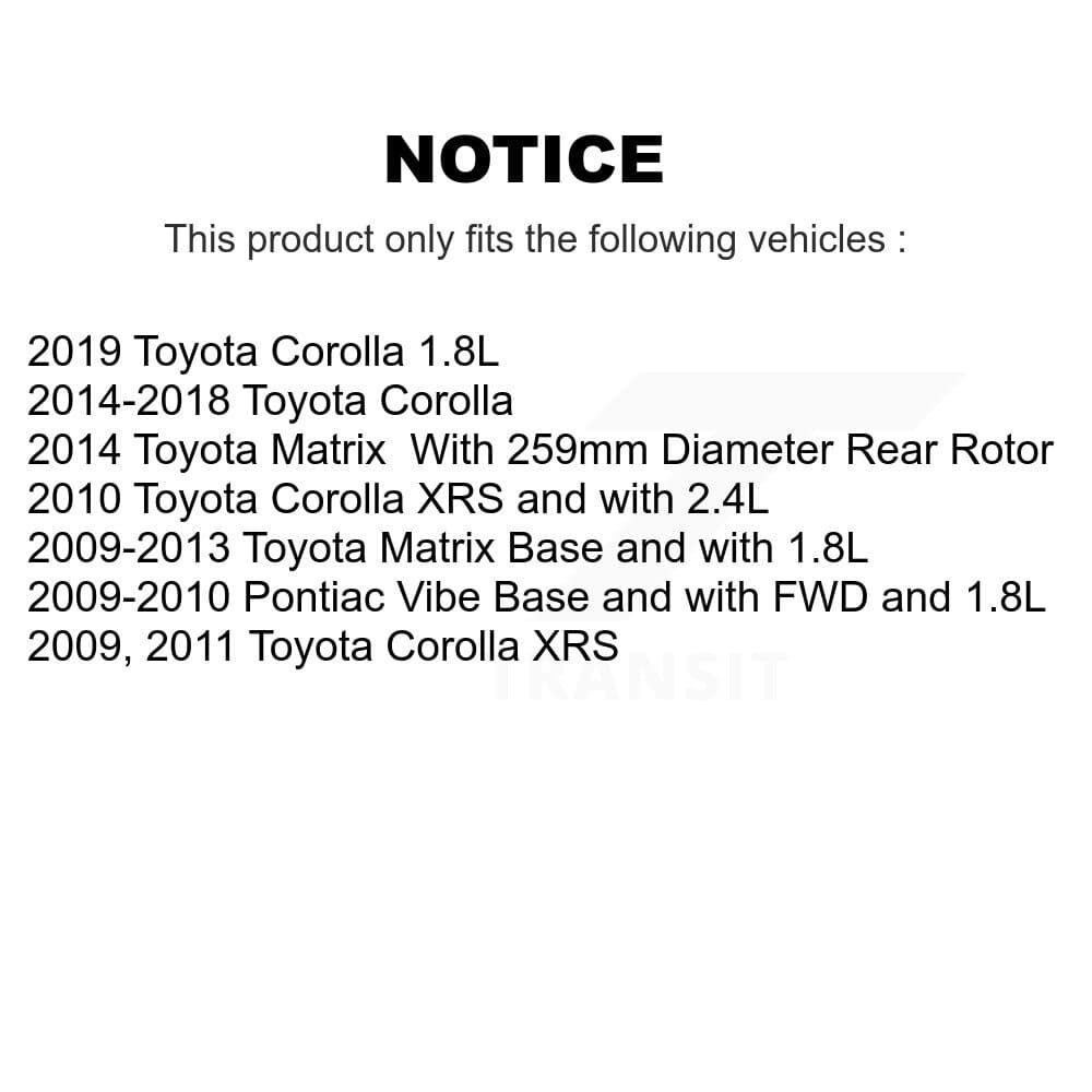 Transit Auto - KCD-100221S - Front and Rear Disc Brake Kits image 24