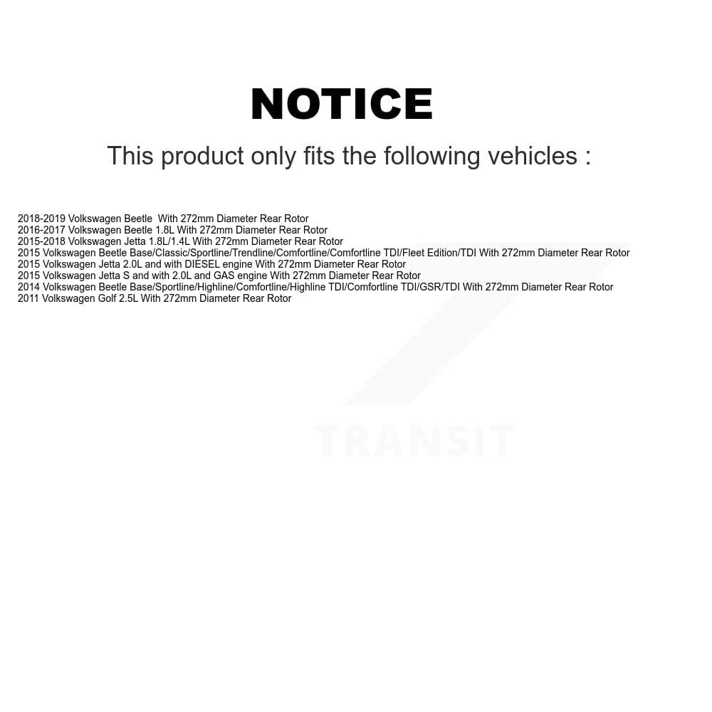 Transit Auto - KCD-100443T - Rear Disc Brake Kits image 24