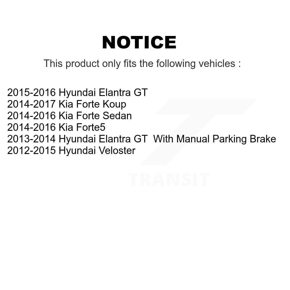 Transit Auto - KCD-100569P - Rear Disc Brake Kits image 24